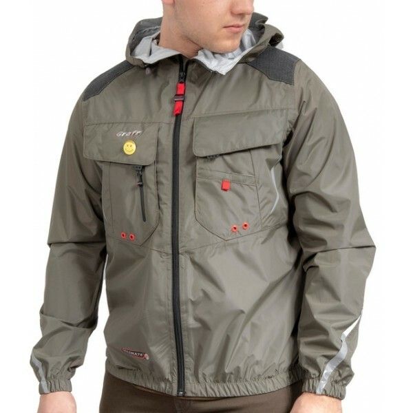 Куртка рибальська Climate (дощовик) - сіро-оливковий - M 605-B-CL фото