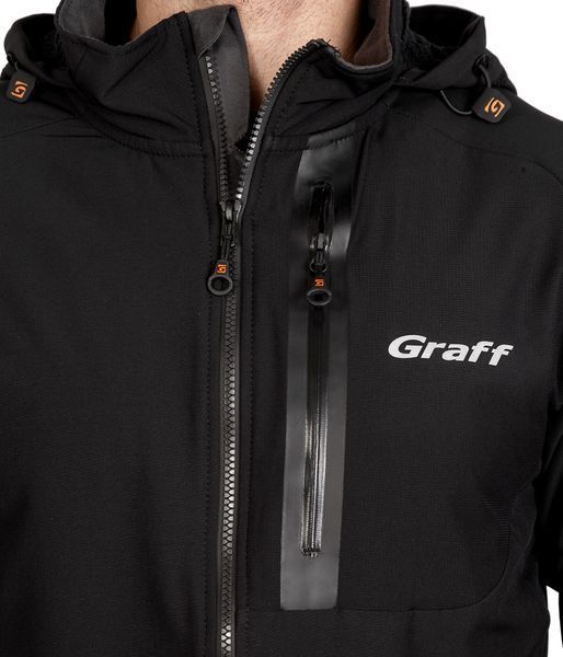 Костюм Softshell універсальний утепл.флісом - чорний - L - 182-188 561-S-1/761-S-1 фото