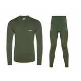 Комплект термоактивного одягу /футболка з довг.рукавом і штани/ MERINO WARM - оливковий - S 915/916 фото
