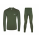 Комплект термоактивного одягу /футболка з довг.рукавом і штани/ MERINO WARM - оливковий - S 915/916 фото 1