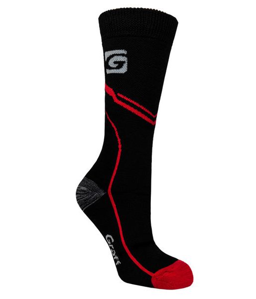Шкарпетки термоактивні з вовни меріноса TREKKING EXTREME зимові - чорний/червоний - 39-42 061 фото