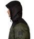Куртка стьобана мембранна утеплена OUTDOOR Primaloft&reg;- чорний/оливковий - M 645-O фото 7