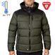 Куртка стьобана мембранна утеплена OUTDOOR Primaloft&reg;- чорний/оливковий - M 645-O фото 1