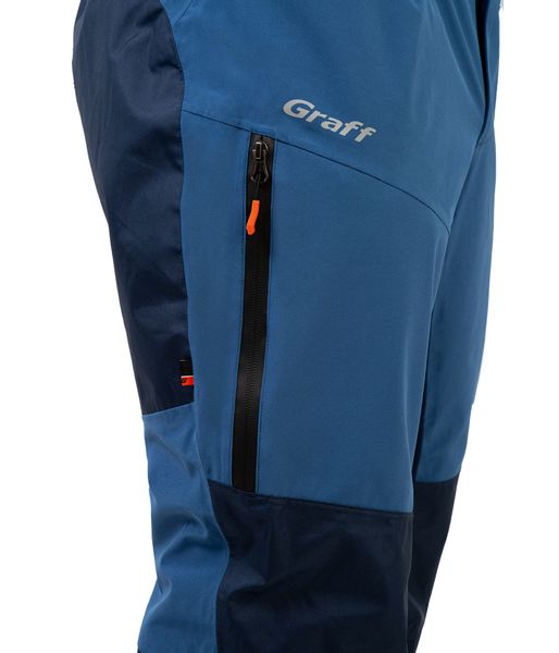 Куртка і штани риболовні демісезонні - синій/блакитний/оранжевий -M-176-182 606-B-2/706-B-1 фото