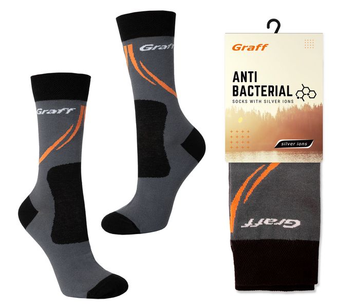 Шкарпетки термоактивні антибактеріальні - сірий - 39-42 062 фото