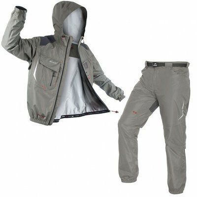 Костюм рибальський Climate Graff Pro (дощовик) - сіро-оливковий - L - 182-188 605-B-CL\705-B-CL фото