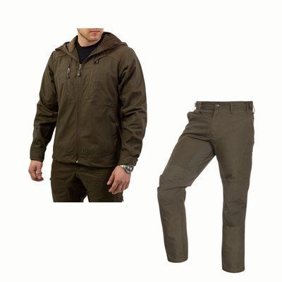 Комплект універсальний літній антикліщ - корич.-оливковий - 5XL - 182-188 608-A/700-A-2 фото