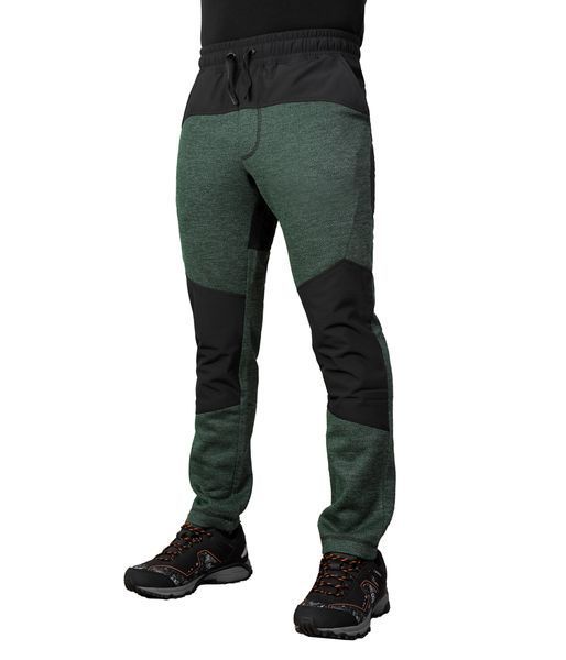 Комплект флісовий з трикотажними вставками зелений\чорний- 2XL 233-P-BL/233-P-SP фото