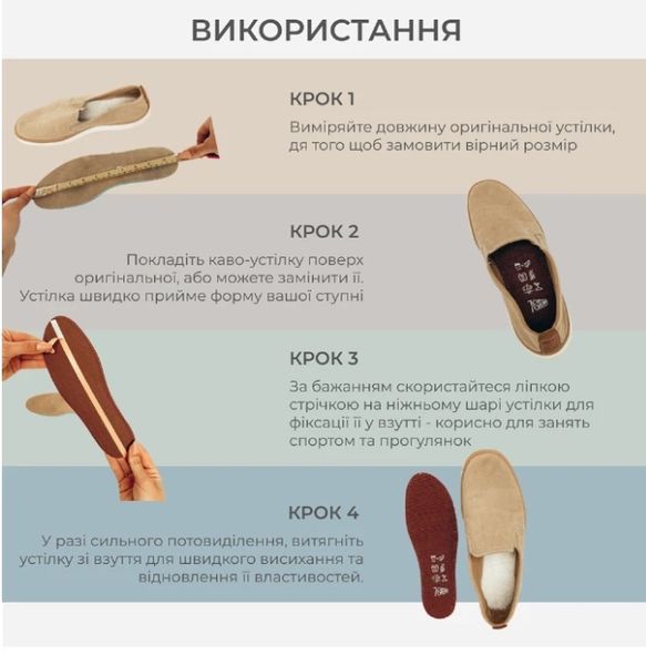 Устілки для взуття антибактеріальні з ароматом кави, Карпати (оливковий колір) - оливковий - 33 U1ol фото
