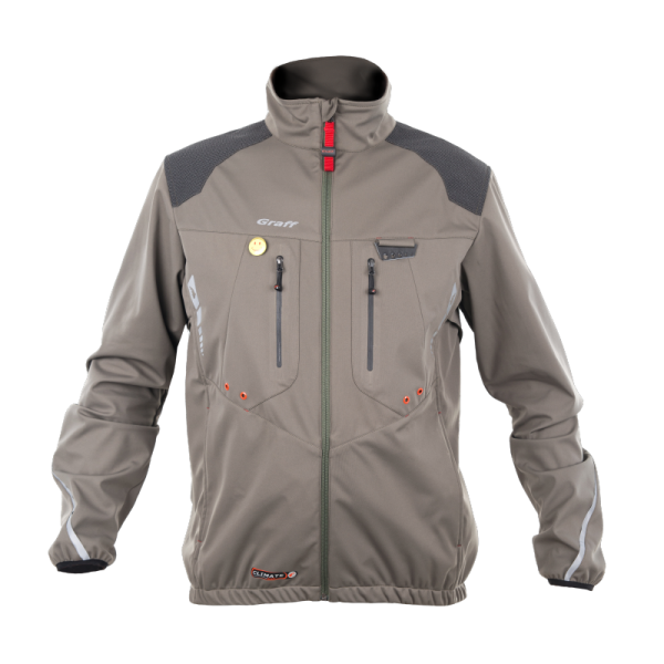 Куртка рибальська Climate Softshell - сірий - M 505-WS-CL фото